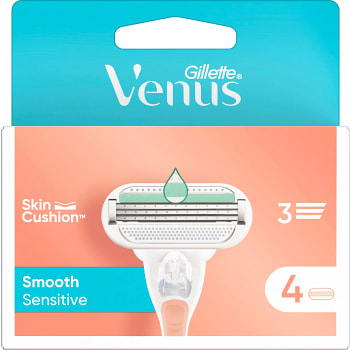 Rakblad Refill Sensitive Pink 4-p Venus