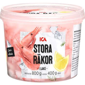 Räkor stora i lake 400g ICA