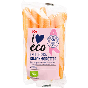 Snackmorot Rosa bandet 200g Klass 1 ICA I love eco | Handla mat online ...