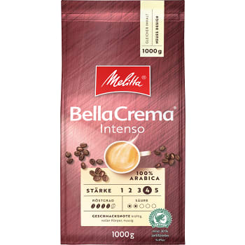 Kaffebönor Bella Crema Intenso 1000g Melitta