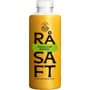 Råsaft Apelsin Kiwi Ingefära 700ml Loviseberg