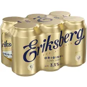 Öl Ljus Lager Original 3.5% 6x33cl Eriksberg