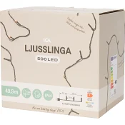 Ljusslinga 500LED 49,9m IP44 ICA