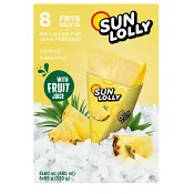 Glass Sun Lolly Pineapple 480ml Sun Lolly