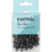 Kartnål 100 stycken Svart