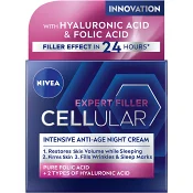Nattkräm Hyaluron Cellular Filler Firming Night Cream 50ml Nivea