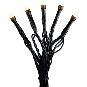 Ljusslinga 100 LED amber Konstsmide