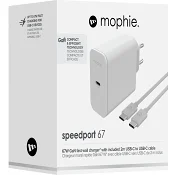 Väggladdare USB-C GaN 67W Mophie