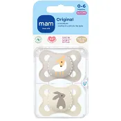 Napp Original 0-6m Silikon 2-p MAM
