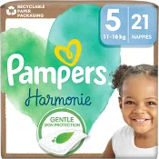 Blöjor Harmonie Strl 5 11+kg 21-p Pampers
