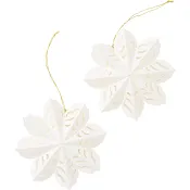 Stjärna 15cm 2-p vit ICA