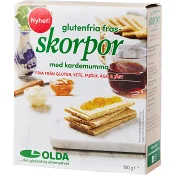 Frasskorpor glutenfria 100g Olda