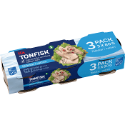 Tonfisk i vatten 3x80g 240g ICA
