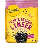 Belugalinser Svarta 500g Risenta