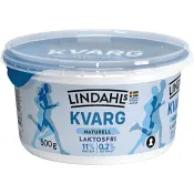 Kvarg Naturell Laktosfri 0,2% 500g Lindahls