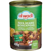 Favabönor foul libanesisk 400g Al Wadi