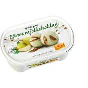 Gräddglass Päron & mjölkchoklad 0,5l Triumf Glass