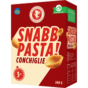 Snabbpasta Conchiglie 500g Kungsörnen
