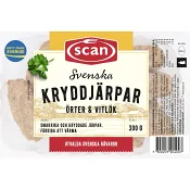 Kryddjärpar Örter Vitlök Stekta 300g Scan