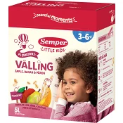 Flerkornsvälling äpple, banan & päron 3år 5l 700g Semper