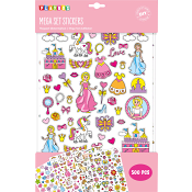 Klistermärken Prinsessor Mega set Playbox