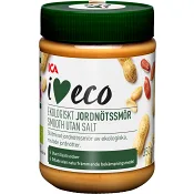 Jordnötssmör utan salt 350g ICA I love eco