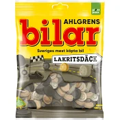 Godis Lakritsdäck 130g Ahlgrens Bilar