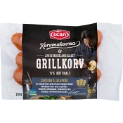 Grillkorv Cheddar Jalapeno 77% Kötthalt 270g Scan