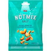 Nötmix Saltade Jordnötter Cashew & Mandlar 200g ICA