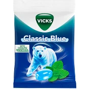 Halstablett Blue Extra Strong 72g Vicks