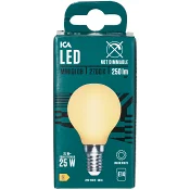 LED Klot E14 250lm(25W) Matt ICA