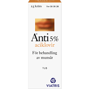 Kräm Mot Munsår 2g Anti