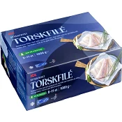 Torskfiléer Fryst 1kg ICA