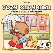 Cozy Capybara : Mysig och gullig Cozy Coloring målarbok från Coco Wyo