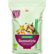 Basmatiris Ekologisk 1kg ICA I love eco