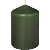 Blockljus mörkgrön 10cm