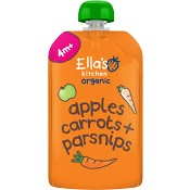 Äpple, morot & palsternackapuré Eko 4m 120g Ellas Kitchen
