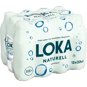 Kolsyrat vatten naturell 12-p 33cl loka
