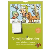 VäggKalender Familj stickers 2027