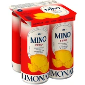 Läsk Blodapelsin Citron Zero 4x33cl Mino