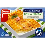 Fiskgratäng Räk & dillsås Fryst 600g Findus