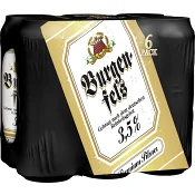 Öl Lager 3,5% 6-pack 50cl Burgenfels
