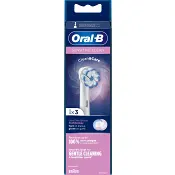 Tandborsthuvud Refill Sensitive Clean&Care 3-p Oral-B.