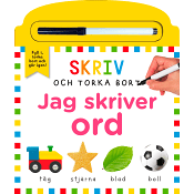 Skriv och torka bort - Jag skriver ord.