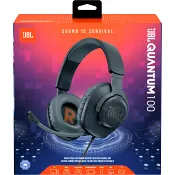 Gaminghörlur Quantum 100 svart JBL.