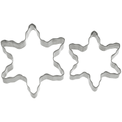 Pepparkaksform Snöstjärna 2 set ICA.