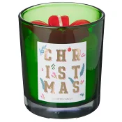 Xmas candle Leo, green.