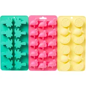 Iskuber Figurer blandade färger 1-p ICA.