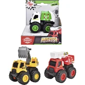 Arbetsfordon Mighty Engines 1-p 8,5cm Dickie Toys.
