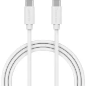 USB-C till USB-C 2m vit Smartline.